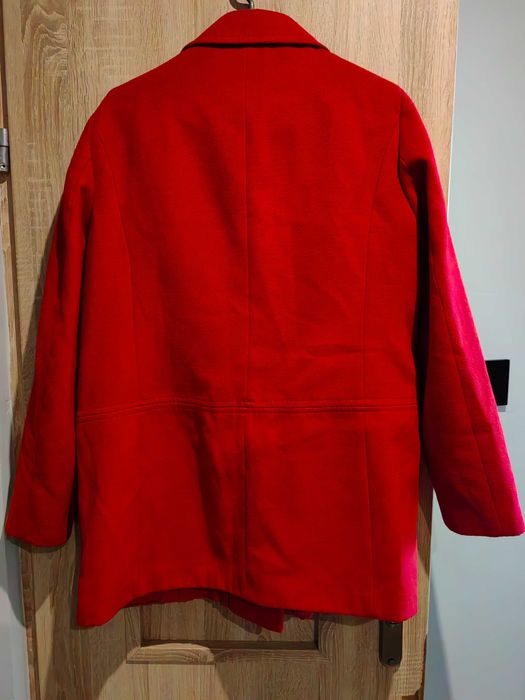 płaszczyk płaszcz czerwony