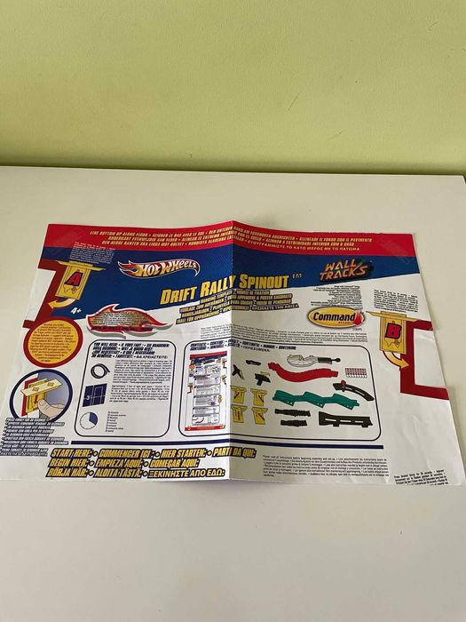 Pista parede Hotwheels "Drift Rally Spinout"