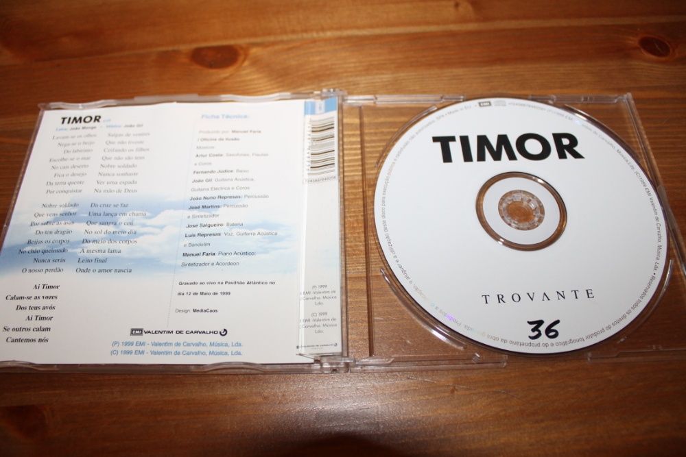 CD "Timor - Trovante"435607219429058561