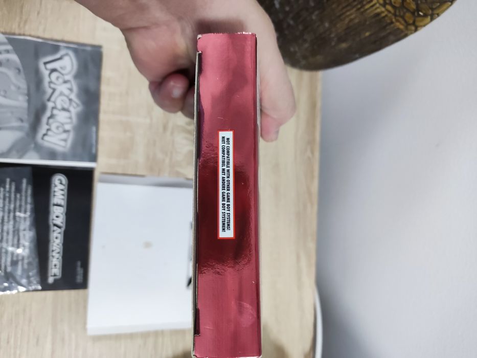 Caixa Pokémon Ruby bom estado nintendo