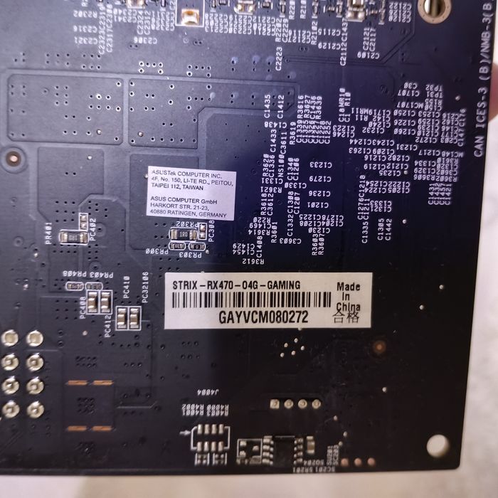 Відеокарта AMD RX 470 Не робоча