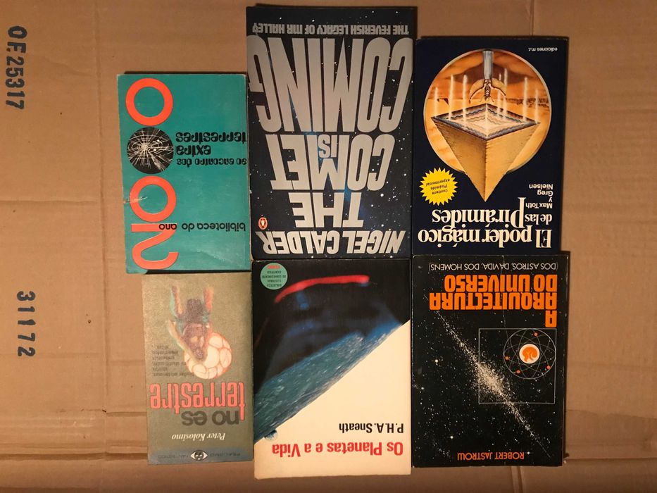 8 Livros - Temática ovnis e outros temas semelhantes