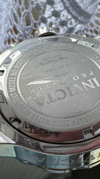 Zegarek męski Invicta Pro Diver 80061, 200m, Chronograph, 48mm