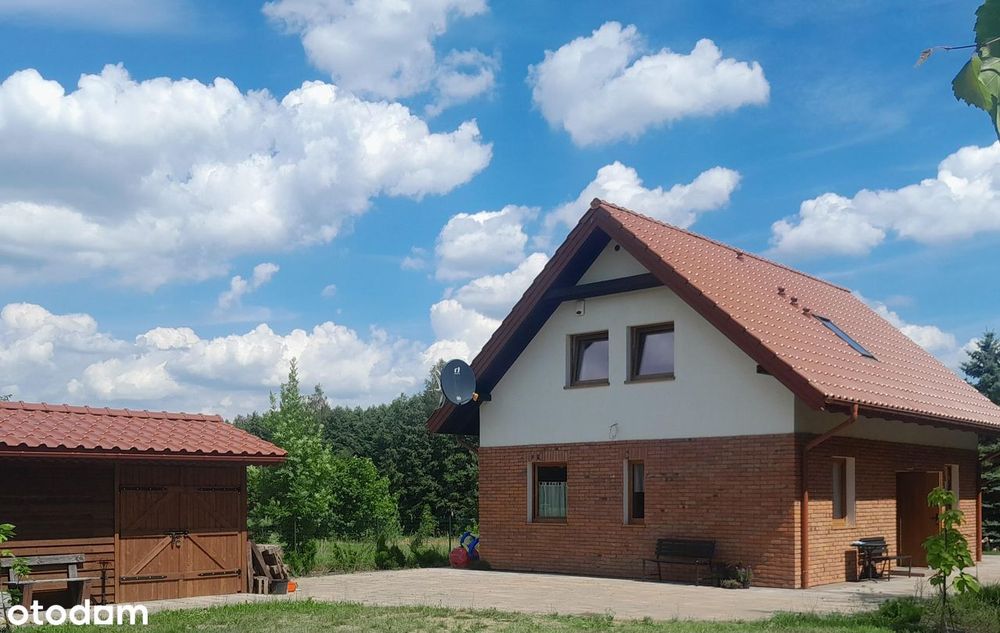 Dom między jeziorami Świętajno i Brajnickie z własnym pomostem