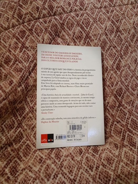 Livro "O Espião que Saiu do Frio"