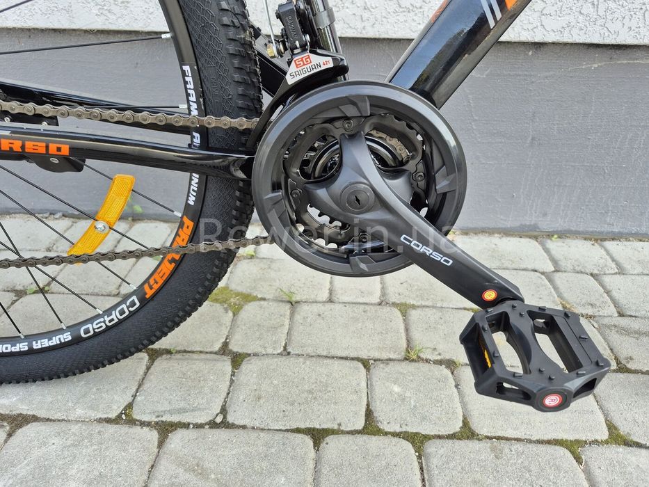 Найнер алюмінієвий велосипед Corso Project 29 R-29077 рама-17" Black O