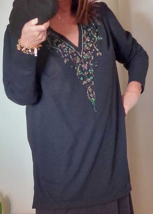 Roupas de festa em seda tamanhos grandes