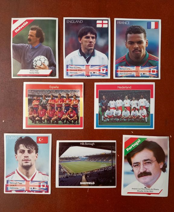 Autocolantes Futebol anos 90