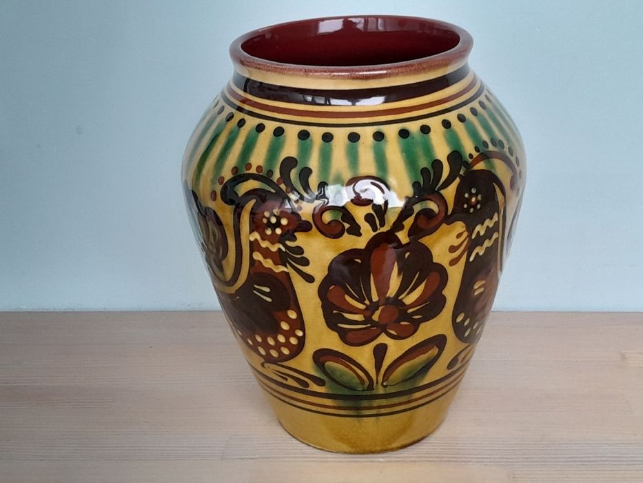 Ваза "Зозули" Проторьевы Васильковская керамика