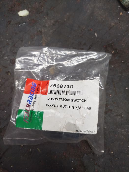 Elektryczny przełącznik Stella świateł PRL zabytek r o m e t