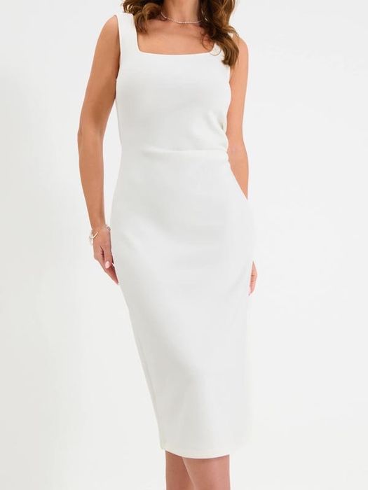 Ідеальна базова сукня міді з розрізом sinsay xxs