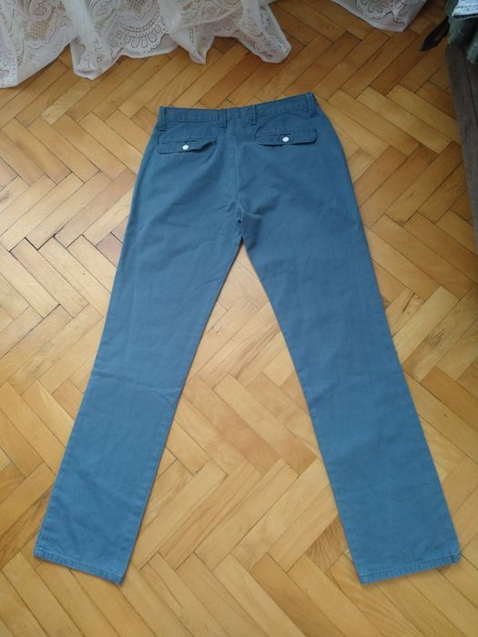 Spodnie męskie jeans 32l /32 turkusowo oliwkowe