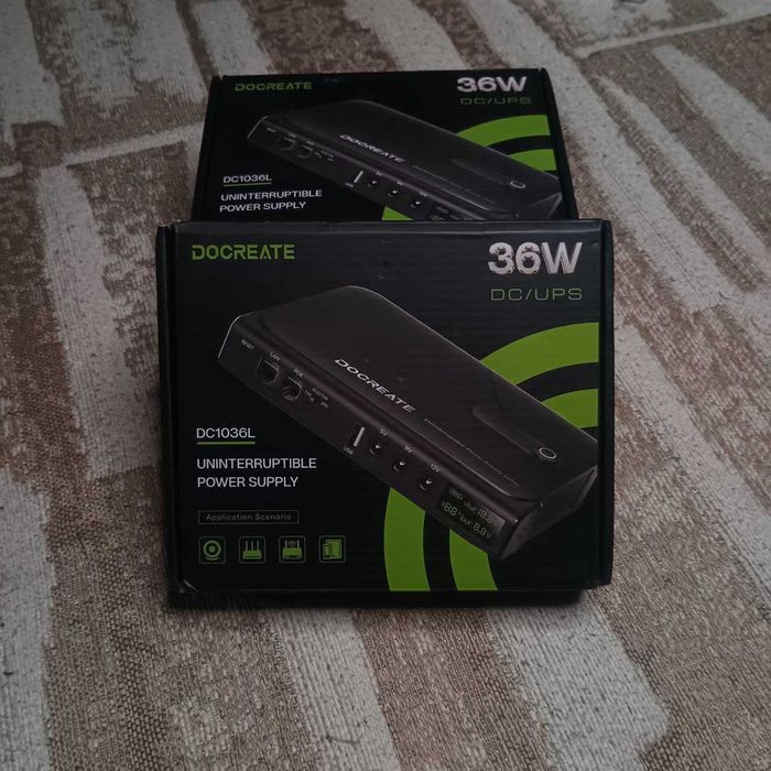 ДБЖ (UPS) для роутера DC1036L 36W + Акумулятори 14000 mAh