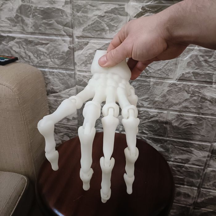 Mão esqueleto articulavel