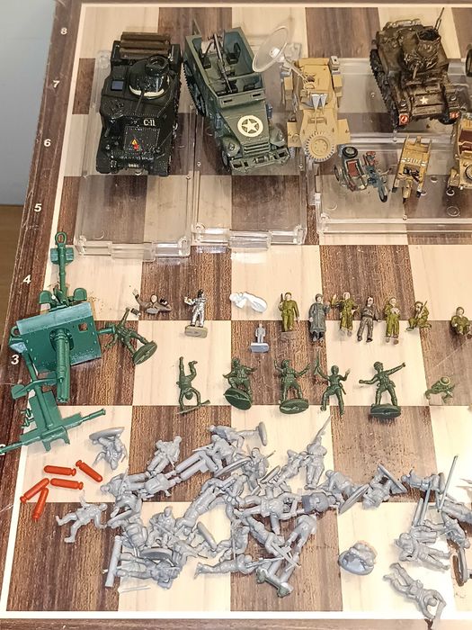 Veículos e Figuras de ação da 2a Guerra Mundial WWII