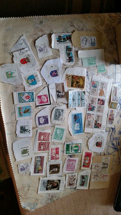 Старі марки Польща і СССР