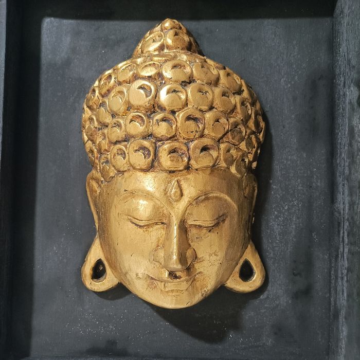 Quadro de Buda com folha de ouro – 40 x 45 cm