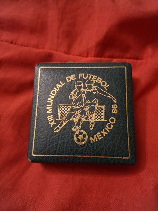 Moeda 100 escudos proof Mexico 86