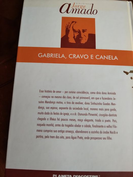 Livro Gabriela cravo e canela