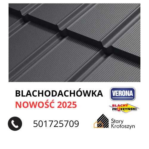 Blachodachówka panelowa VERONA "Blachy Pruszyński" [NOWOŚĆ 2025]