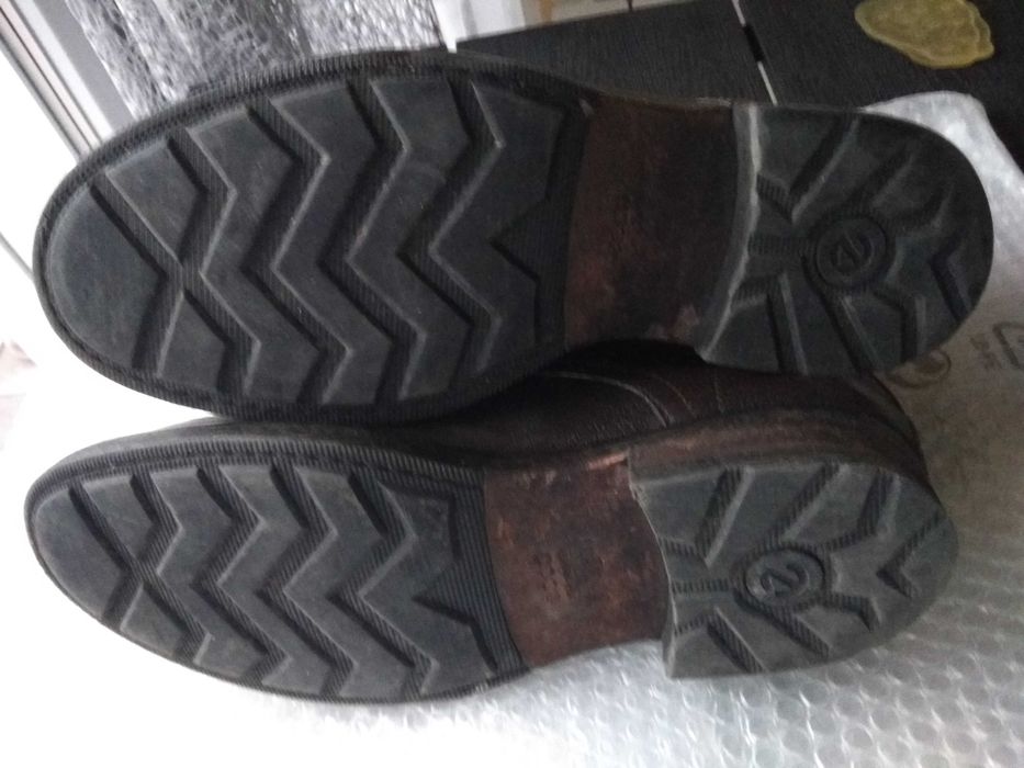 ECCO Skórzane buty botki 42 Super stan