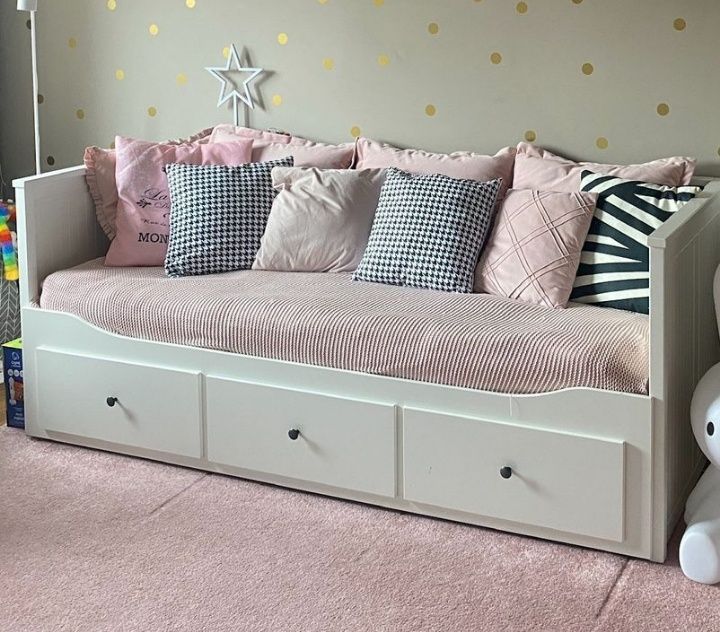 Łóżko nowe dostawa 160x200 king size rozsuwane 3 szuflady Ikea Hemnes