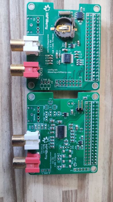 2x HiFiBerry, raspberry audio hat