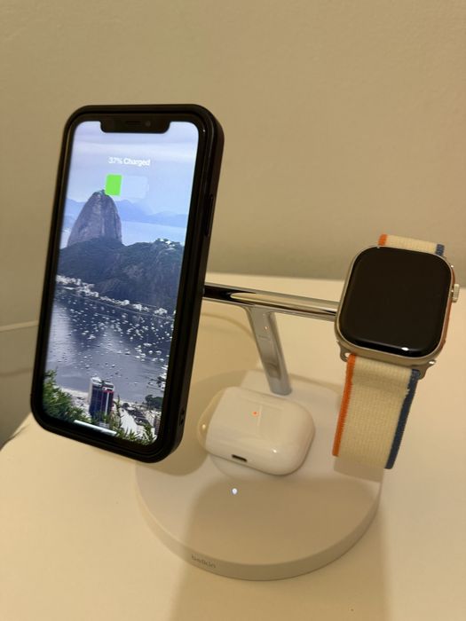Carregador Wireless Belkin 3-em-1 iPhone/Watch/Airpods