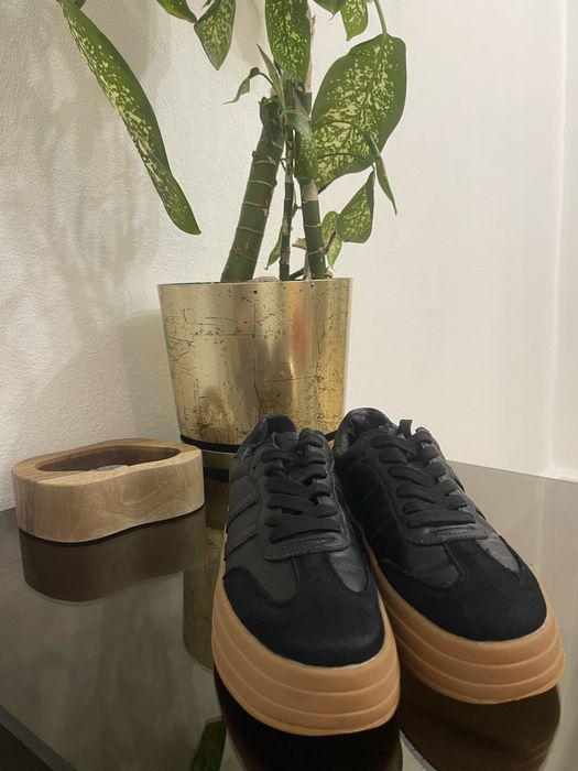 Кеди шкіряні чорні 36 37