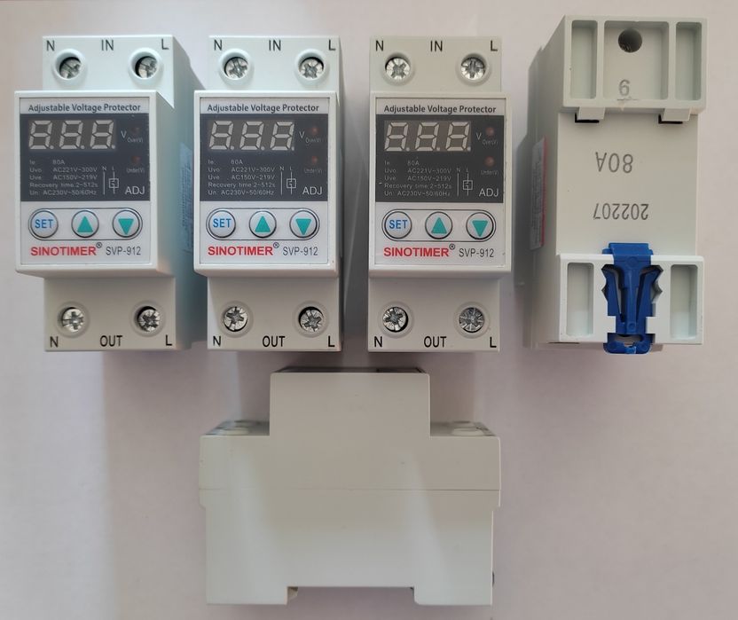 80 A  Реле напряжения      диапазон 150-300V