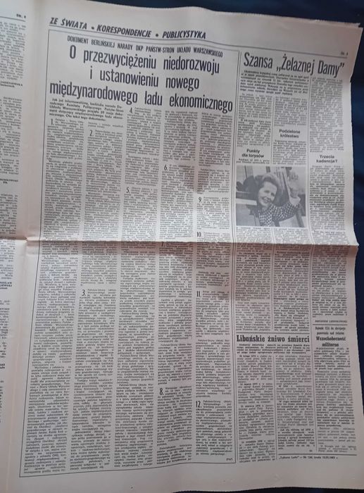 Trybuna Ludu. Nr 134, 10 czerwca 1987 r.