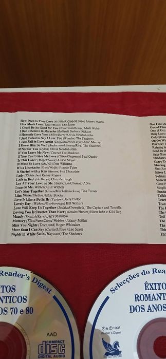 Cds Êxitos Românticos dos anos 70 e 80