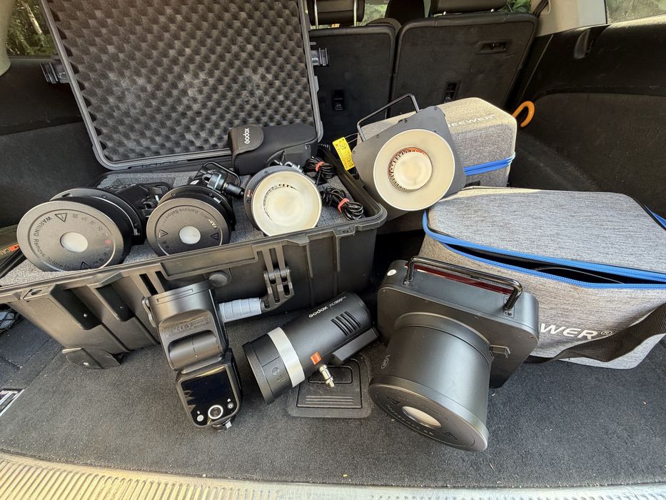 3 x Godox Ad400pro