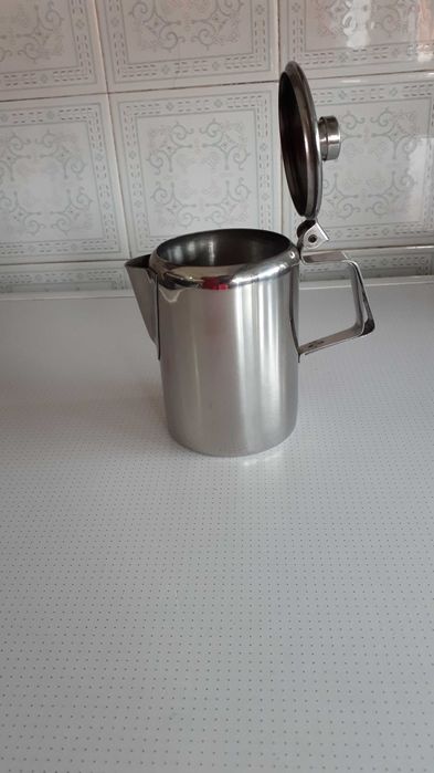 Bule molheira púcaro e açucareiro inox nacional