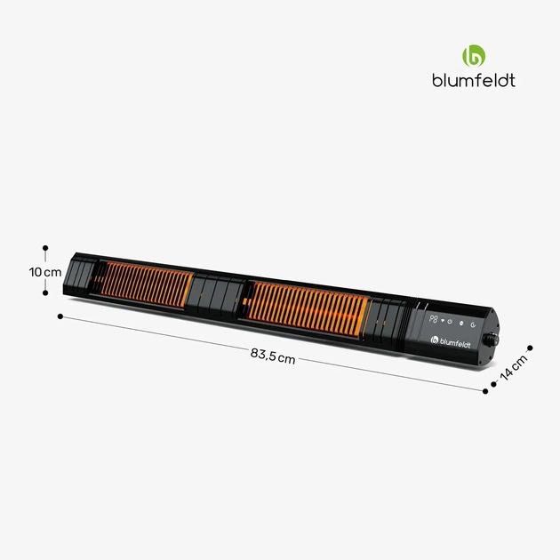 Инфракрасный обогреватель Blumfeldt Gold Bar Slim Smart 3000Вт