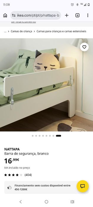 Proteção lateral  cama