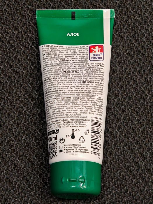 Krem do rąk Aloe Vera nowy 100 ml