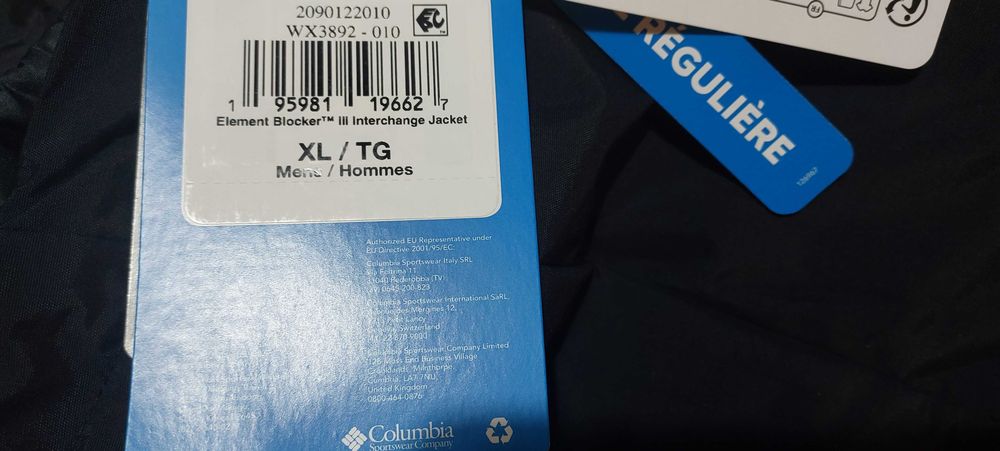 Męska kurtka 3w1 Columbia Element Blocker III Interchange Jacket XL