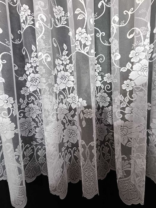 Firana Żakardowa gotowa.
