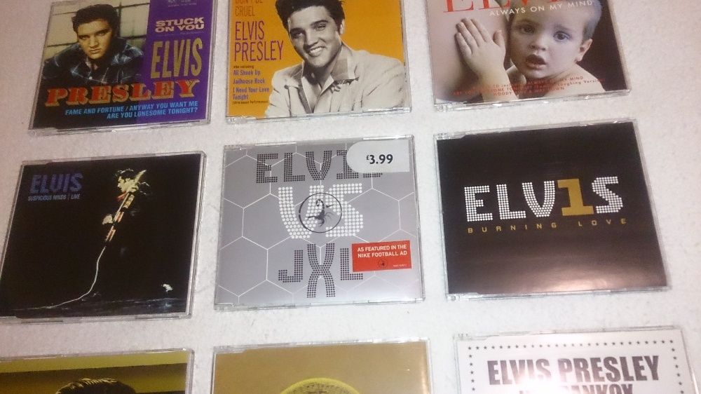 elvis presley (9 cds singles) raros