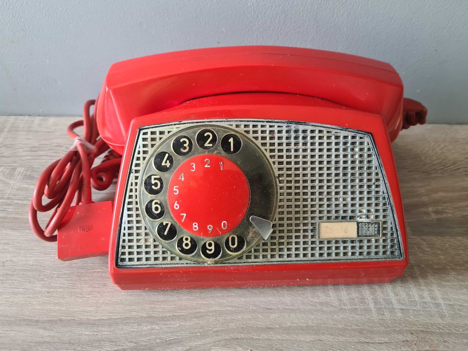 Telefon stacjonarny na tarczę Aster 72 RWT Prl