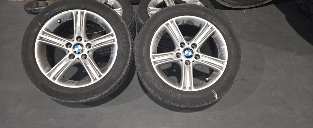 Jantes bmw 17 com pneus,como novas sem um único risco