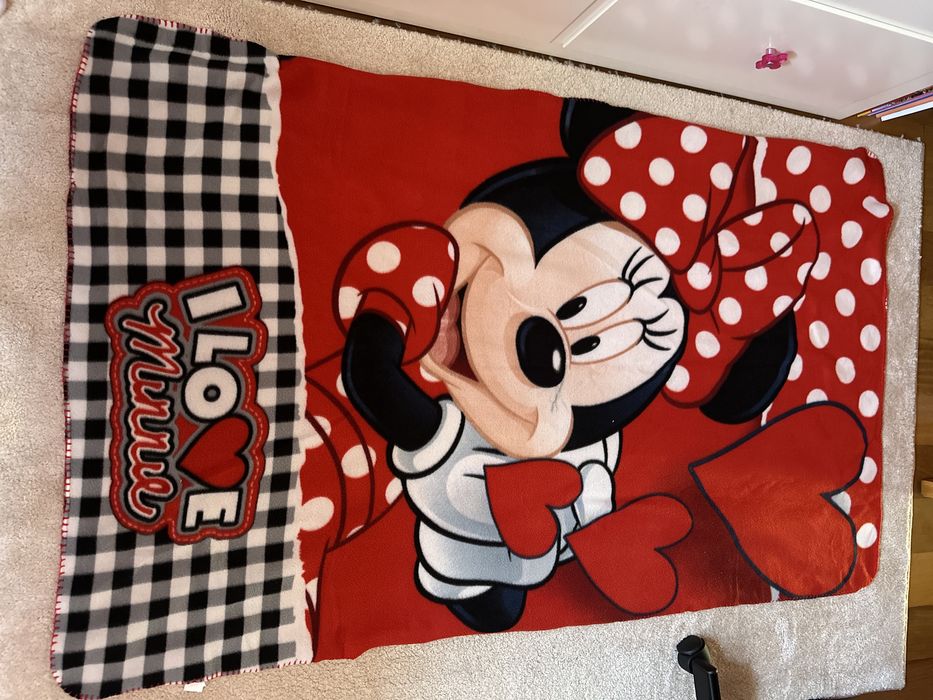 Manta vermelha da Minnie