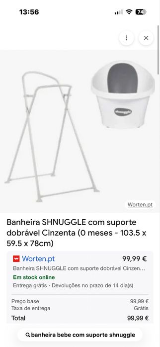 Banheira para bébé