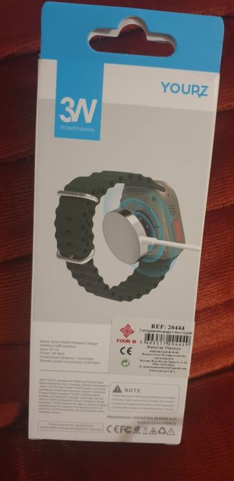 Carregador Magnético Wireless Z38 para Apple Watch – 3W Fast Charge
