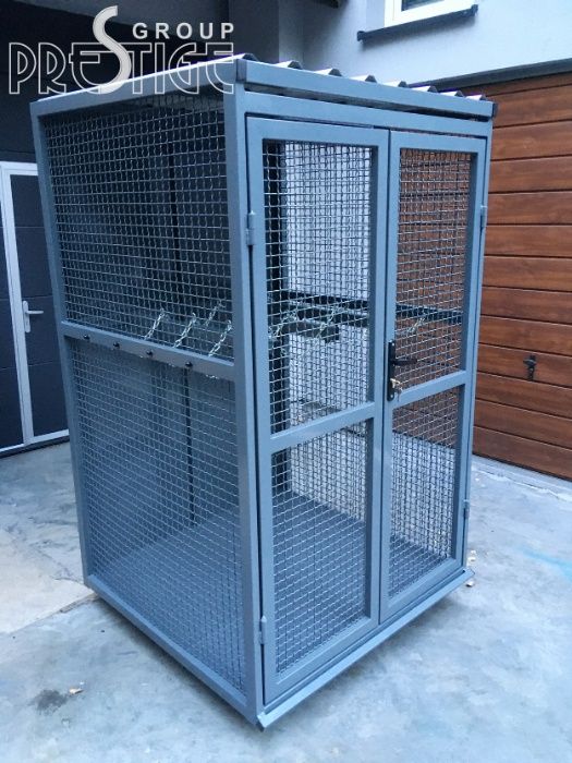Klatka box na butle gazu technicznego na 16 butli szafa na butle