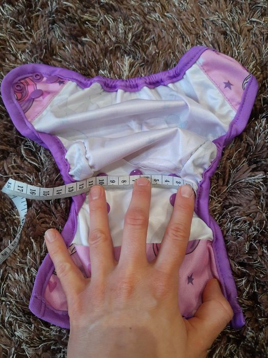 Nowy otulacz nb newborn PUL dla dziewczynki