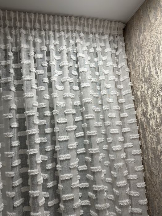 Тюль, штори льон