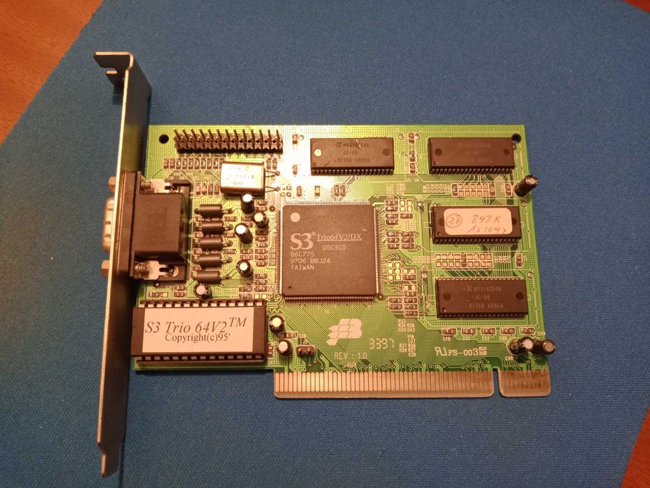 Placas de Som Creative Labs e Placas Gráficas VINTAGE Matrox S3