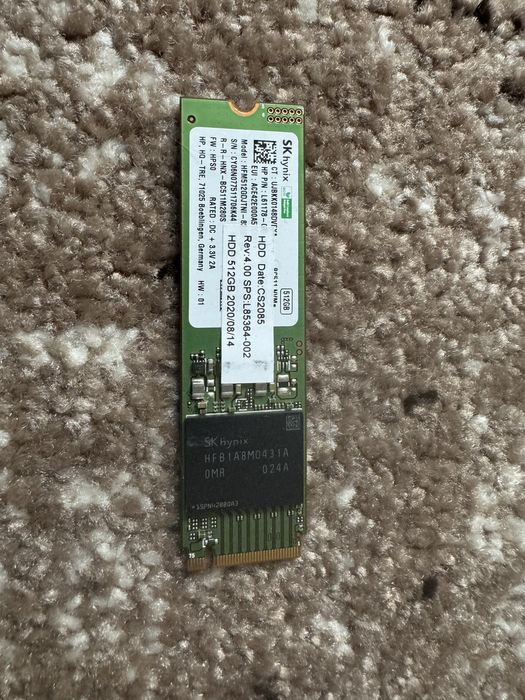 SSD Hynix m2 512 Gb 99%